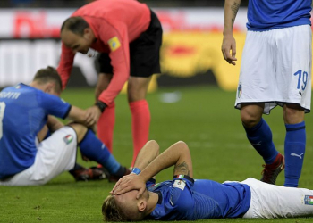 Itália empata com Suécia e está fora da Copa do Mundo de 2018