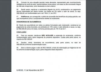 No 1º dia da reforma trabalhista, juiz na Bahia condena funcionário a pagar R$ 8,5 mil por suposta conduta de má-fé