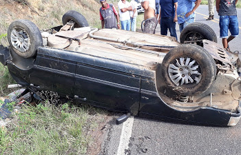 Acidente com vítima fatal na BA-130, entre Mairi e Várzea da Roça