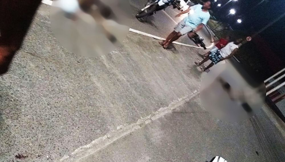 PMs ficam feridos após acidente de trânsito na frente do Barradão