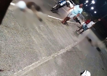 PMs ficam feridos após acidente de trânsito na frente do Barradão