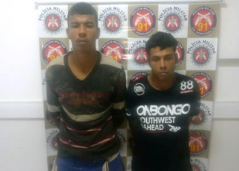 Polícia prende dois suspeitos de fazerem parte da quadrilha que vinha realizando assaltos no trecho Gavião – Tanquinho