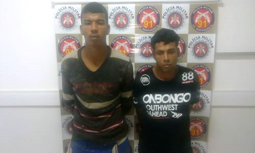 Polícia prende dois suspeitos de fazerem parte da quadrilha que vinha realizando assaltos no trecho Gavião – Tanquinho