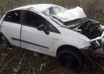Homem morre vítima de capotamento no município de Monte Santo