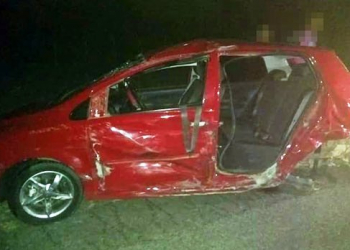 Santaluz: família evangélica sai ilesa de capotamento na BR 324; “Estávamos indo adorar ao meu Deus”