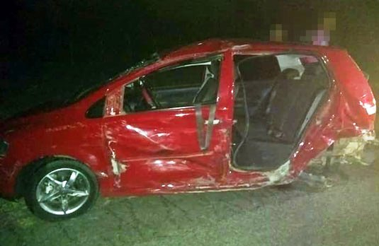 Santaluz: família evangélica sai ilesa de capotamento na BR 324; “Estávamos indo adorar ao meu Deus”