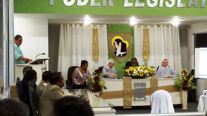 Queimadas: Câmara Vereadores realiza sessão solene em homenagem aos 100 de fundação da Congregação das Irmãs Beneditinas Missionárias