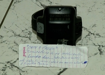 TO – Tornozeleira eletrônica é deixada com bilhete em delegacia: ‘foi passar o Natal com a família’