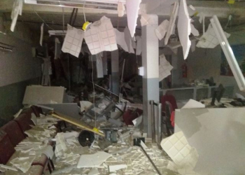 Bandidos explodem caixas eletrônicos e cofre do Banco Bradesco de Amélia Rodrigues