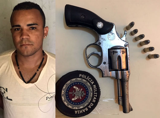 Acusado de assassinato e tentativa de homicídio em Itiúba é preso pela PM em Santaluz