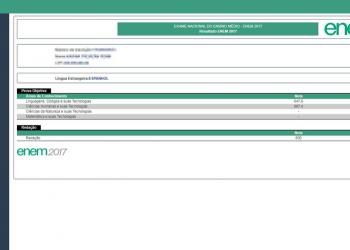 Nota do Enem 2017 é divulgada