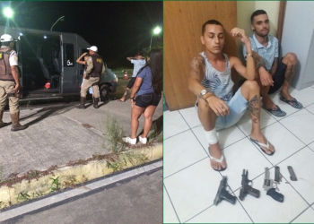 Operação Varredura da PRE prende dois indivíduos armados dentro de van em Coité