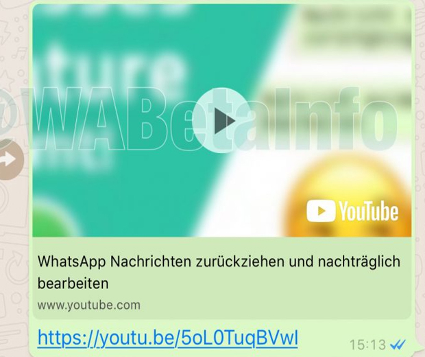 WhatsApp agora permite assistir vídeos do YouTube dentro do próprio app