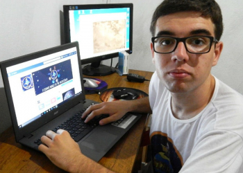 Celebridade -Jovem coiteense que ‘flagrou’ clarão alcança milhões de seguidores ao falar de espaço