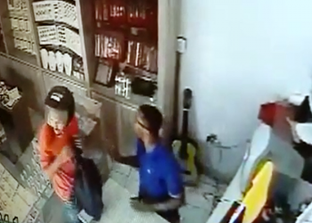 Serrinha – Homens roubam joalheria no centro da cidade e fogem atirando