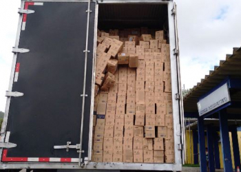 Decarga e PRF recuperam carga avaliada em quase meio milhão de reais