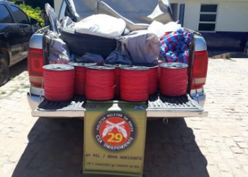 Chapada: Homem é preso com material capaz de detonar mais de 2,7 mil caixas eletrônicos