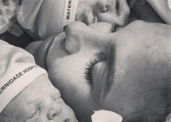 Veja a primeira foto das gêmeas da cantora Ivete Sangalo