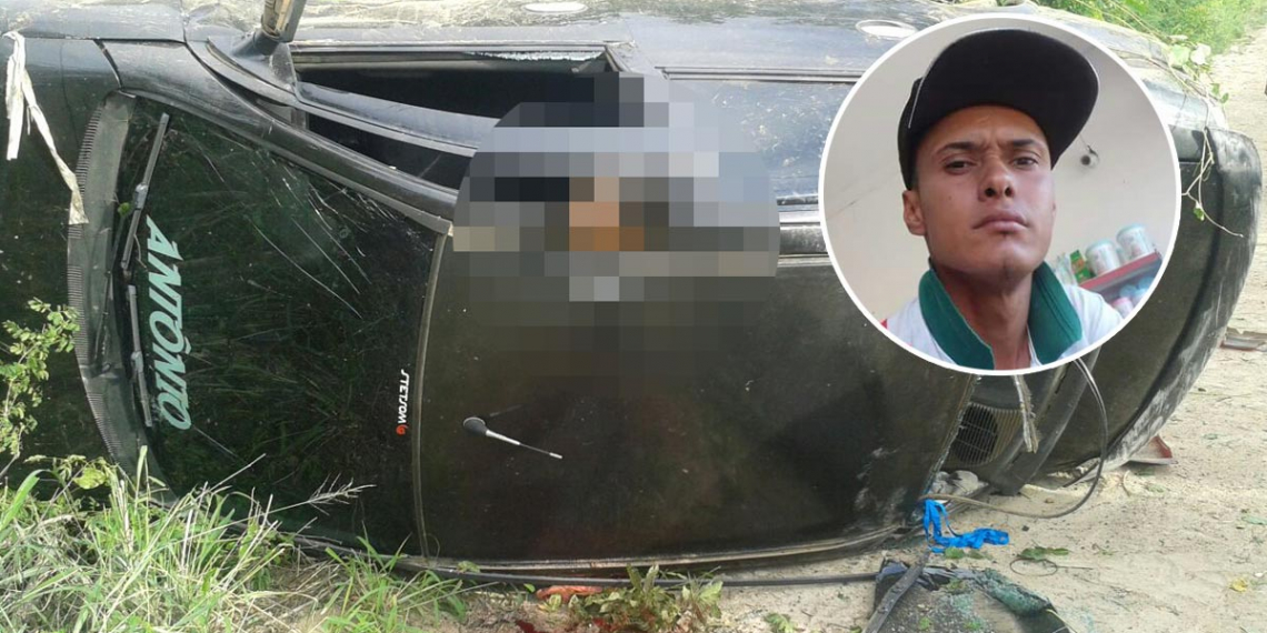 Um morre e dois ficam feridos em capotamento na BA 131