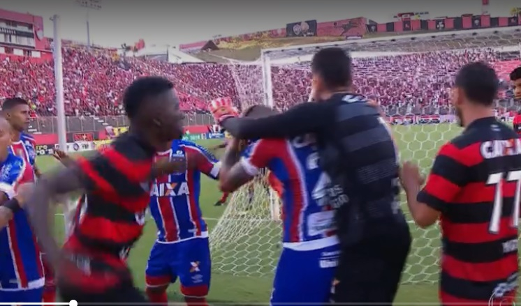 Campanha para o BA-VI de paz entre as torcidas termina em luta de UFC entre jogadores