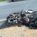 Motociclista tenta fazer ultrapassagem, bate de frente com carro e morre na BA; moto foi carbonizada