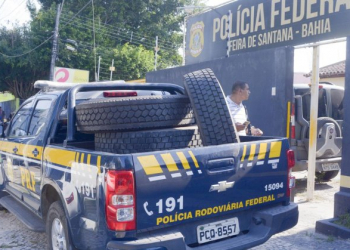 PRF e PF desarticulam quadrilha de roubo de pneus que atuava em rodovias da Bahia