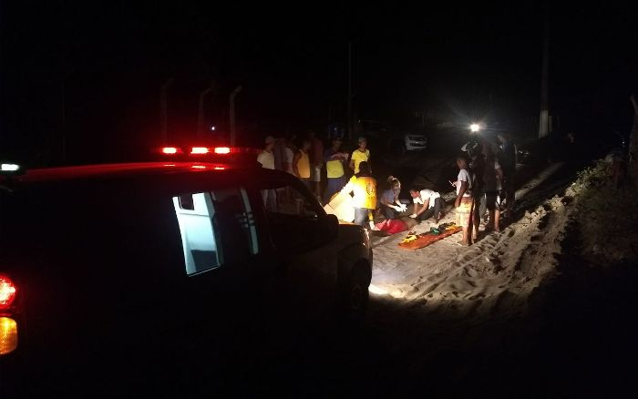 Coité – Anjos da Vida sai para prestar socorro a vítima de atropelamento, e ao chegar descobre que a mesma sofreu tentativa de homicídio