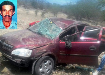 Homem de 70 anos morre e outros dois ficam feridos em capotamento na BA 381