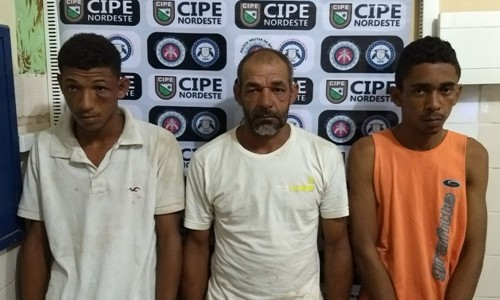 Pai e filho são presos traficando drogas em Tucano. Durante operação um comparsa morreu em troca de tiros com a CIPE Nordeste