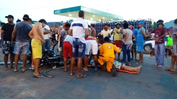 Coité – Motociclista fica gravemente ferido em colisão com carro na BA 409 (Atualizada ás 10h38)