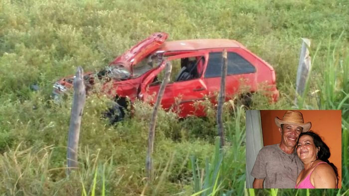 Casal morre em acidente na BA-130