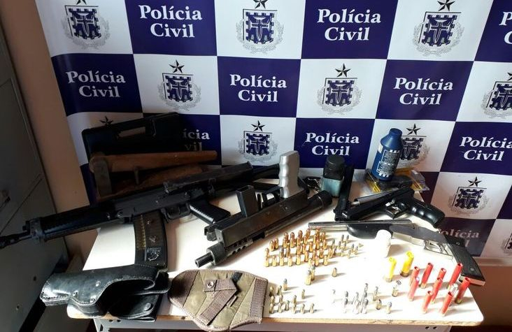 Policia baiana já apreendeu mais de 540 armas de fogo neste ano 2018