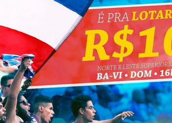 Bahia faz promoção com ingressos a R$ 10 no Ba-Vi