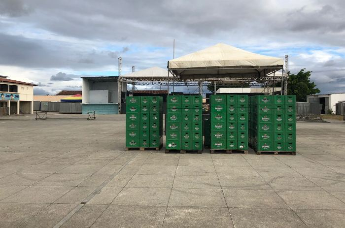 Coité – Estrutura para o Baião está quase pronta. Festa pela primeira vez terá a cobiçada Heineken