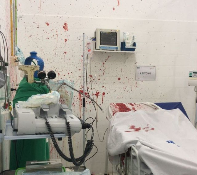 Encapuzados invadem hospital e matam suspeito de assaltar pedágio
