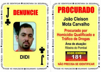 Líder de quadrilha na Bahia, integrante do ‘Baralho do Crime’ é preso em Alagoas
