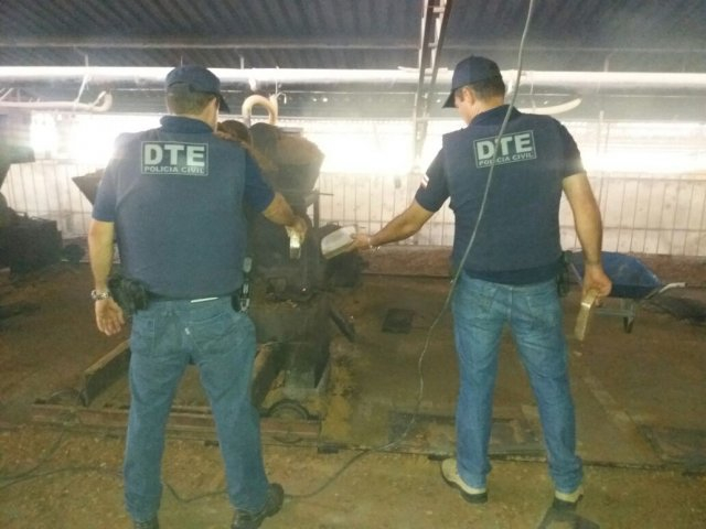 DTE de Conquista incinera 200 quilos de drogas