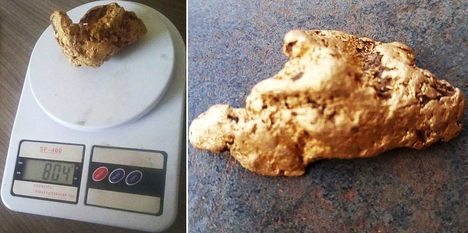 Pepita de ouro de R$ 112 mil achada em buraco de tatu preocupa Santaluz