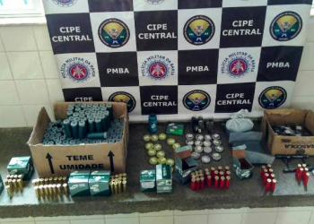 Cipe Central localiza comércio ilegal de munições em Ituaçu