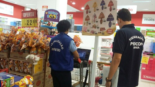 Ibametro realiza a Operação Páscoa: fiscalização de pescados, balanças de pesagem e ovos de chocolate