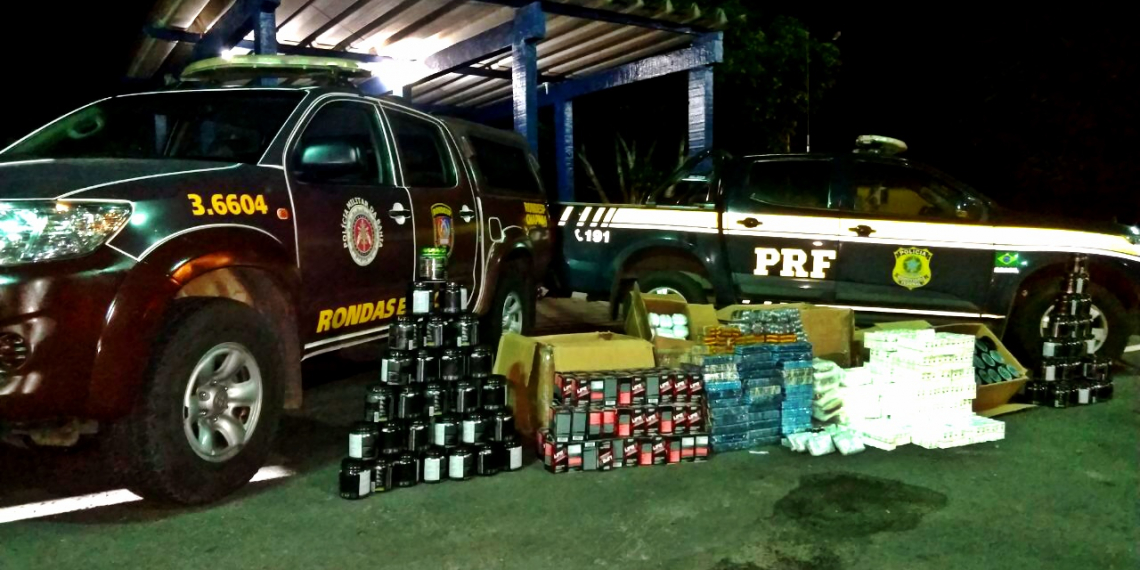 Ação da PM e PRF apreende cerca de 70 mil estimulantes na BR 242