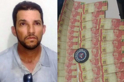 Pastor de igreja de São Domingos é detido com R$ 800 em notas falsas