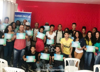 Serrinha – 16ºBPM realiza formatura de alunos do Projeto Saber Digital