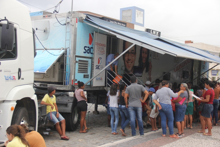 SAC Movel antecipa datas de atendimento em Retirolândia