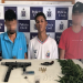 Coité – Operação da Policia Civil prende três suspeitos e com eles apreende revólver, submetralhadora artesanal e droga
