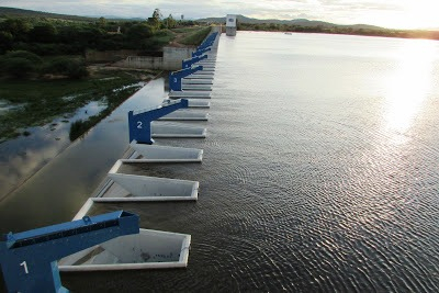 Barragem de Ponto Novo está faltando apenas 9 cm, para atingir 100% de sua capacidade