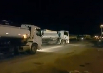 PRF faz operação para liberar caminhoneiros em Riachão do Jacuípe que querem seguir viagem