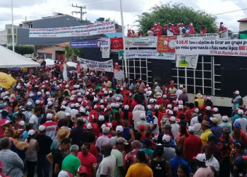 Movimento “Lula Livre” foi a principal bandeira das comemorações do Dia do Trabalho em Riachão do Jacuípe