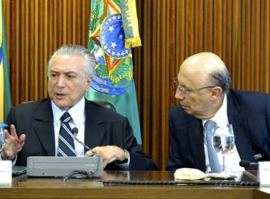 Temer desiste da reeleição e anuncia apoio a Henrique Meirelles