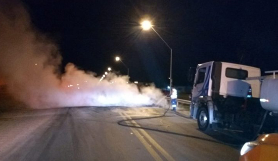 Caminhoneiros bloqueiam rodovias baianas em protesto contra alta do diesel
